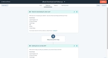 HubSpot Form Follow-up Emails